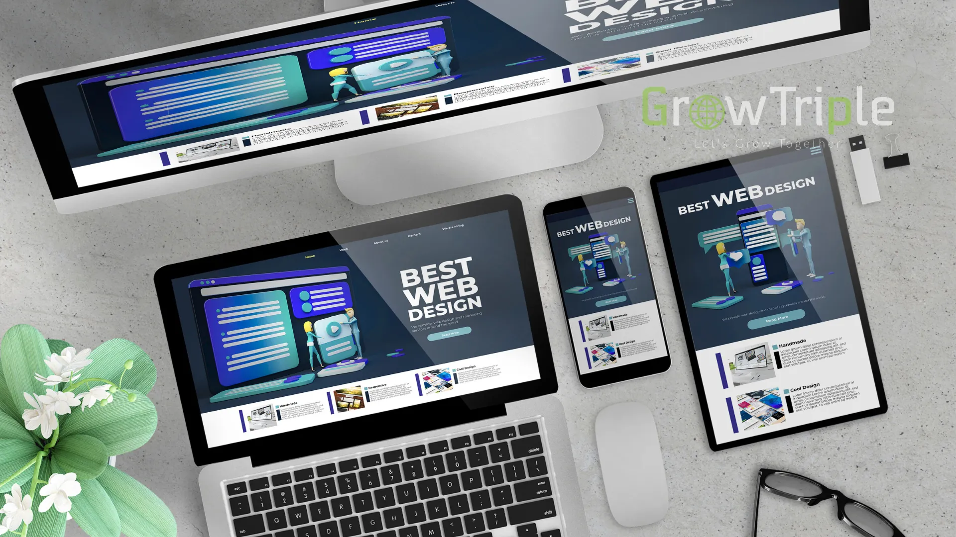 Professional website development services by a Web Design Company for Small Businesses